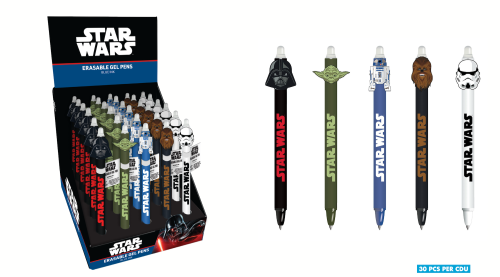Pyramid Star Wars - Długopis żelowy wymazywalny Head Topper (opakowanie 30 szt.)