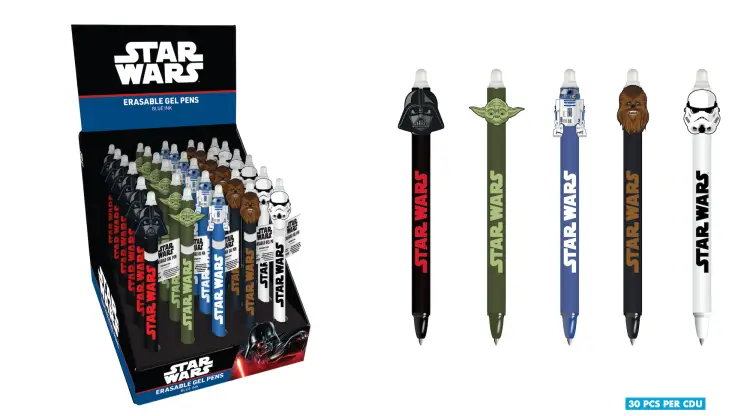Pyramid Star Wars - Długopis żelowy wymazywalny Head Topper (opakowanie 30 szt.)