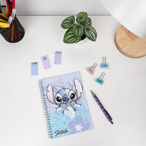 STITCH - Akwarela - Zestaw papeterii w pudełku upominkowym - 8 szt.