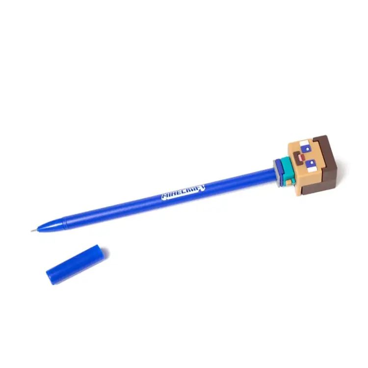 Długopis żelowy wymazywalny MINECRAFT - Chibi - Head Topper (opakowanie 36 szt.)