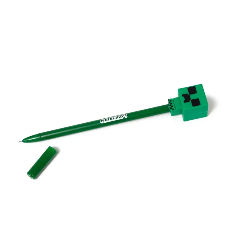Długopis żelowy wymazywalny MINECRAFT - Chibi - Head Topper (opakowanie 36 szt.)