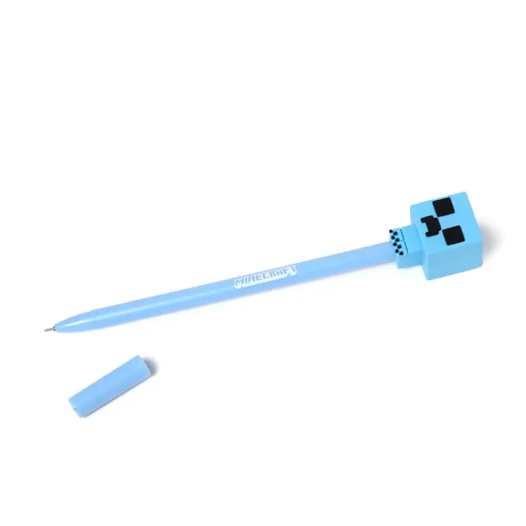 Długopis żelowy wymazywalny MINECRAFT - Chibi - Head Topper (opakowanie 36 szt.)