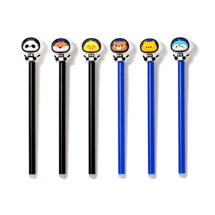 KAWAII - Adoramals - Długopis żelowy wymazywalny Head Topper (zestaw 36 sztuk)