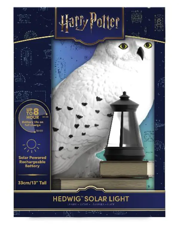 HARRY POTTER - Hedwiga - Zewnętrzna lampa solarna 'LunaGlo' 13''