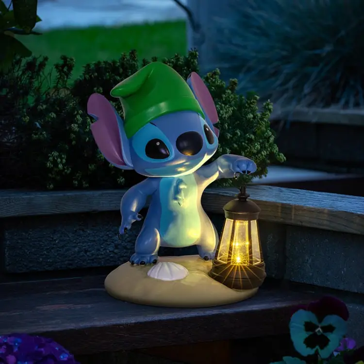 STITCH - Zewnętrzna lampa solarna "LunaGlo" 33 cm