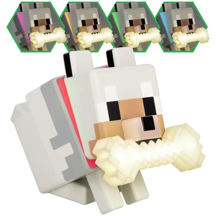 MINECRAFT - Wolf - GloBuddies Light 5,6 cala