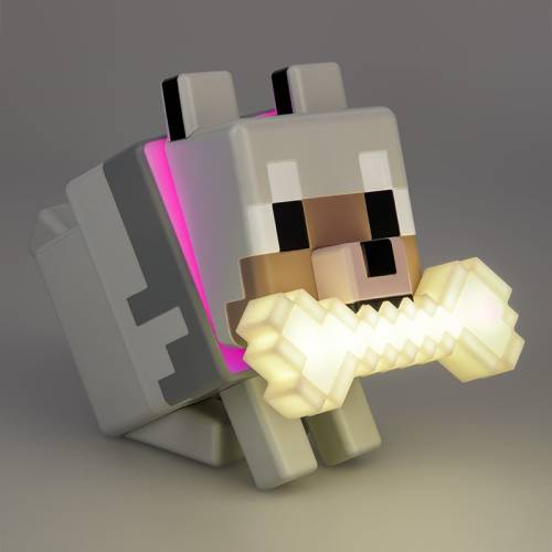 MINECRAFT - Wolf - GloBuddies Light 5,6 cala