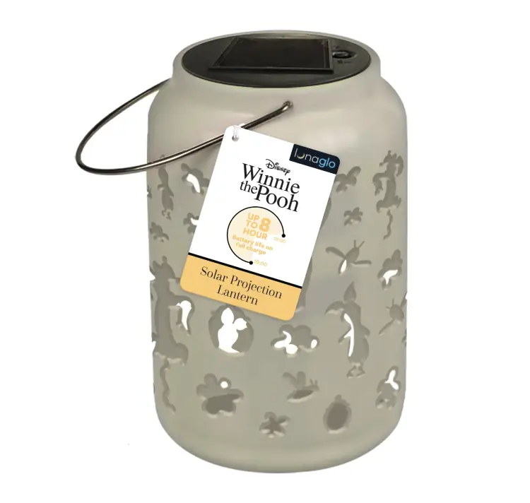 WINNIE THE POOH - zewnętrzna latarnia solarna "LunaGlo