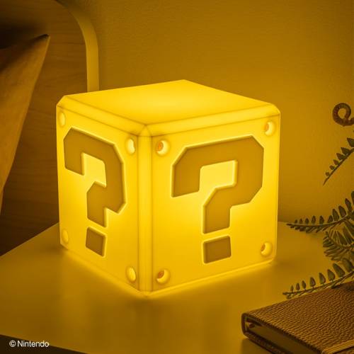 SUPER MARIO - Pytanie - Lampka dekoracyjna "SquishyGlo" z możliwością ładowania