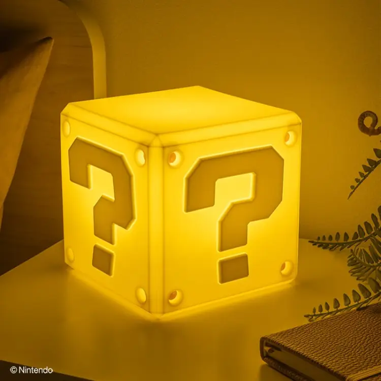 SUPER MARIO - Pytanie - Lampka dekoracyjna "SquishyGlo" z możliwością ładowania