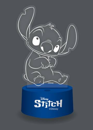 STITCH - Lampa 3D RGB z pilotem zdalnego sterowania