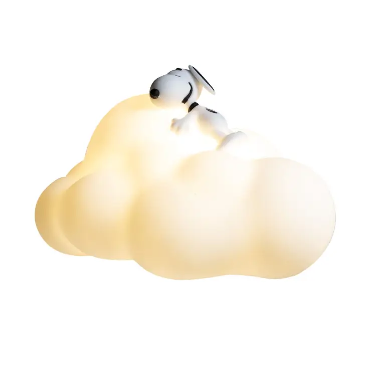 SNOOPY - Dekoracyjna chmurka świetlna - 15 cm