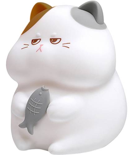 KAWAII - Śmieszny kot - lampka 3D 9,6x11,6x12,6cm