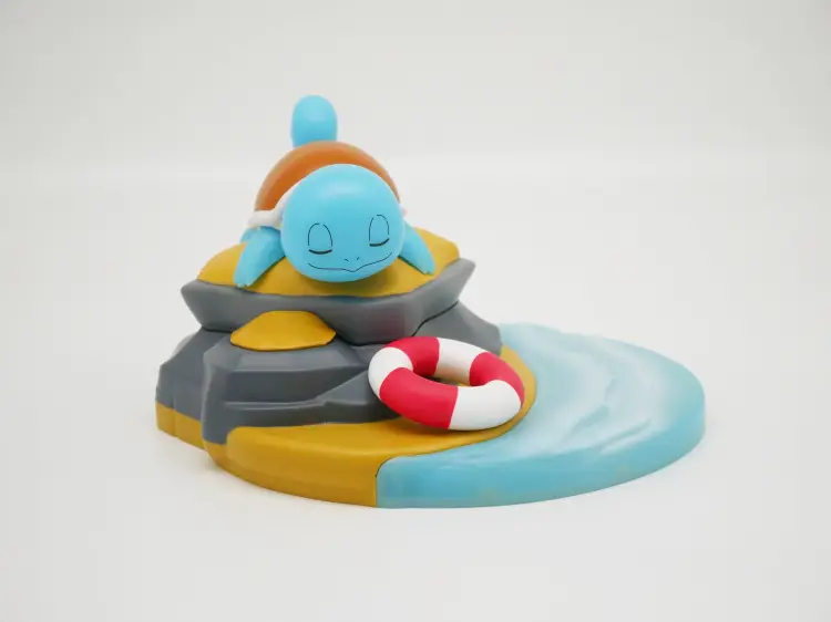 POKEMON - Squirtle - podświetlana scena LED