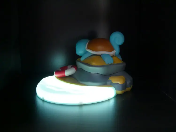 POKEMON - Squirtle - podświetlana scena LED