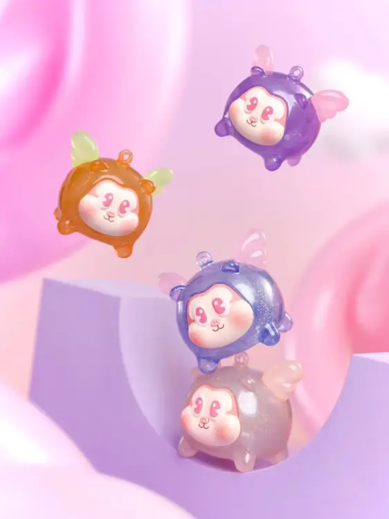 SLLO - Latająca świnia - Zestaw 24 minifigurek 5 cm - Mystery Box