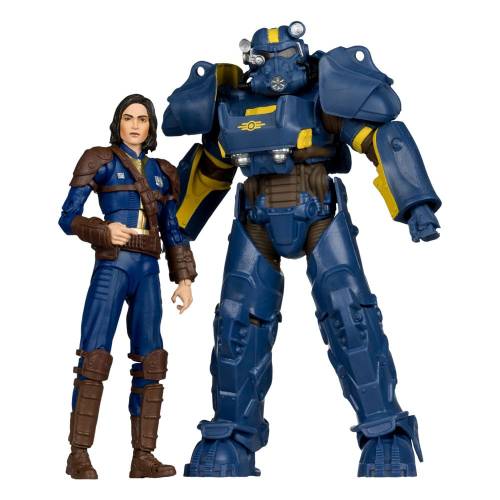 FALLOUT 4 - T-60 Vault tec & Sole Survivor - Zestaw 2 figurek 18 cm