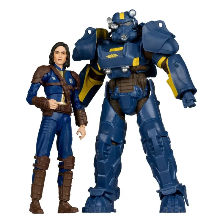 FALLOUT 4 - T-60 Vault tec & Sole Survivor - Zestaw 2 figurek 18 cm