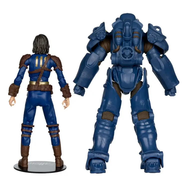 FALLOUT 4 - T-60 Vault tec & Sole Survivor - Zestaw 2 figurek 18 cm