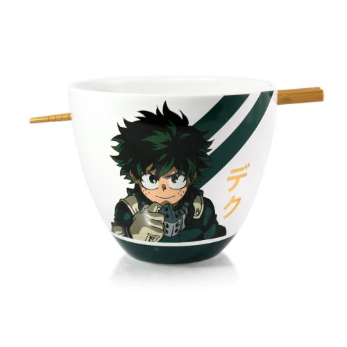 MY HERO ACADEMIA - Miska ramen z pałeczkami 470 ml - Izuku Midoriya