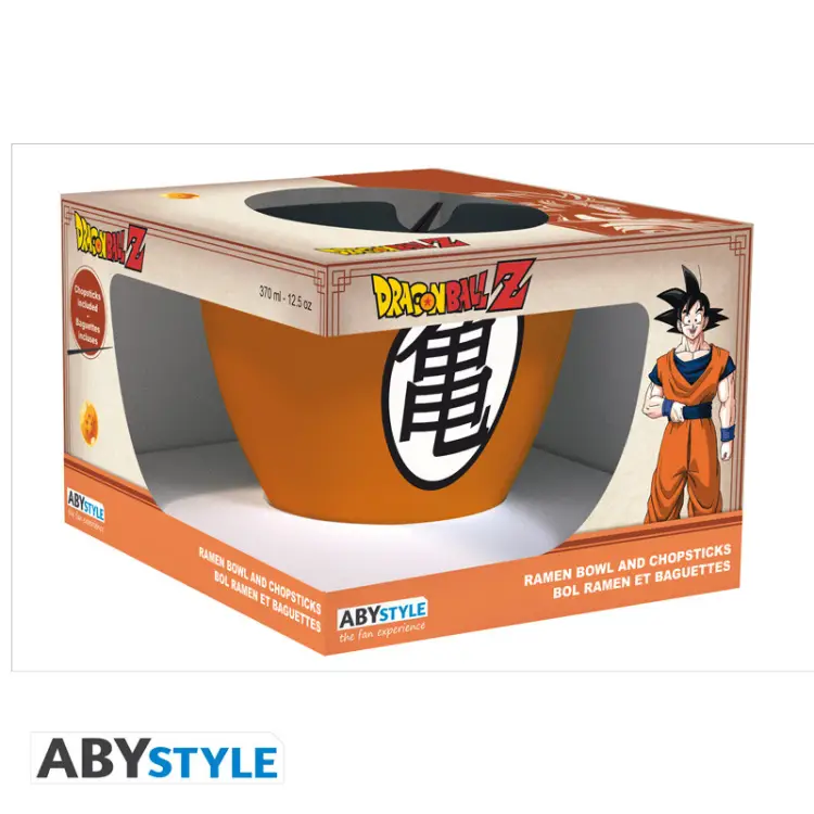 DRAGON BALL - Symbole Goku - Miska ramen z pałeczkami 370ml