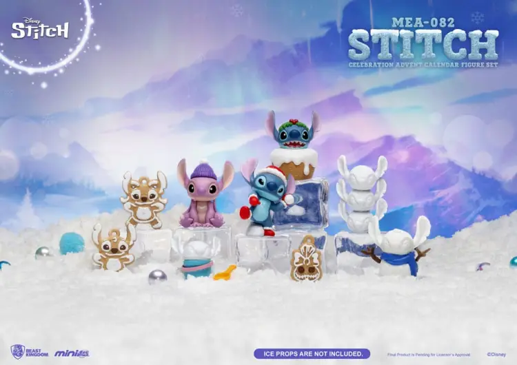 Kalendarz Adwentowy Lilo & Stitch Mini Egg Attack Stitch celebration Figure Set 10 cm