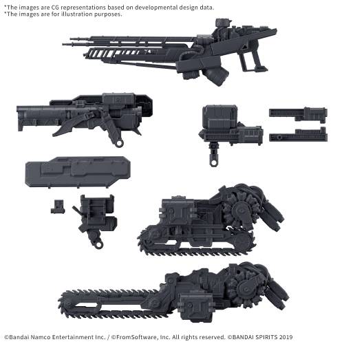 ARMORED CORE VI - 30M Option Parts Weapon Set 07 - Zestaw modelarski