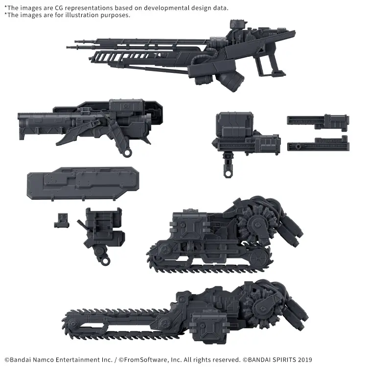ARMORED CORE VI - 30M Option Parts Weapon Set 07 - Zestaw modelarski