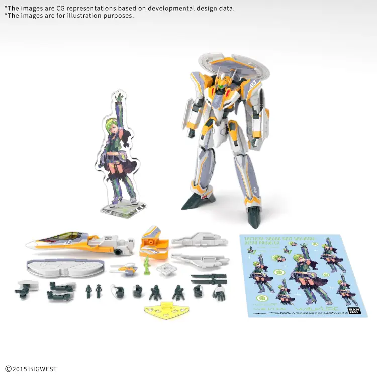 MACROSS - HG 1/100 VF-31E Siegfried Deluxe Set - Zestaw modelarski