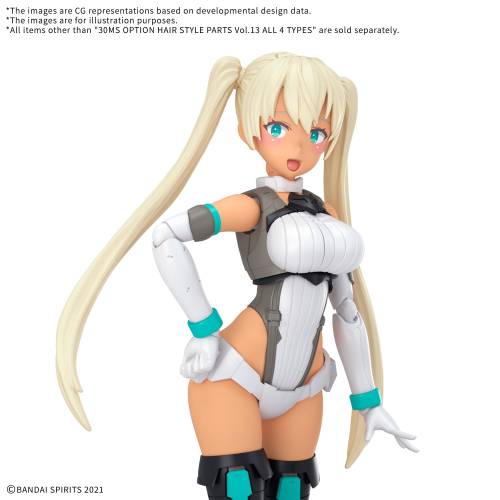 30MS - Option Hair Style Parts Vol. 13 All 4 Types - Zestaw modelarski