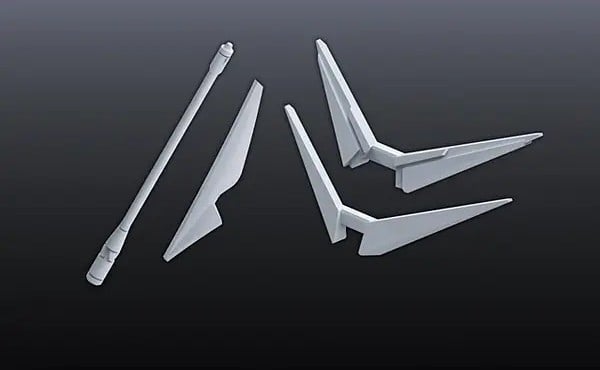GUNDAM - Builders Parts HD MS Blade 01 - Zestaw modelarski