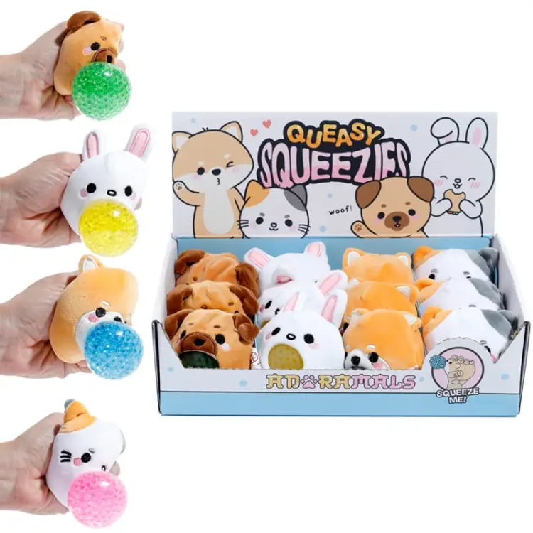 KAWAII - Zwierzęta - Piłka antystresowa "Queasy Squeezies