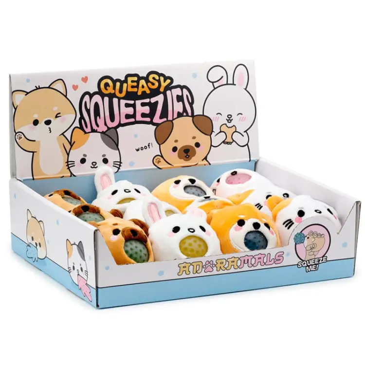 KAWAII - Zwierzęta - Piłka antystresowa "Queasy Squeezies