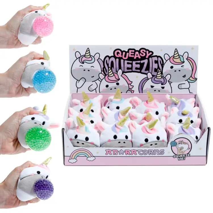 KAWAII - Jednorożec - Piłka antystresowa "Queasy Squeezies