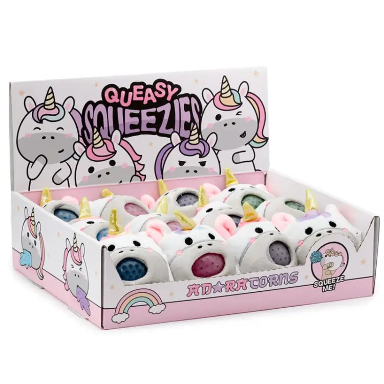 KAWAII - Jednorożec - Piłka antystresowa "Queasy Squeezies