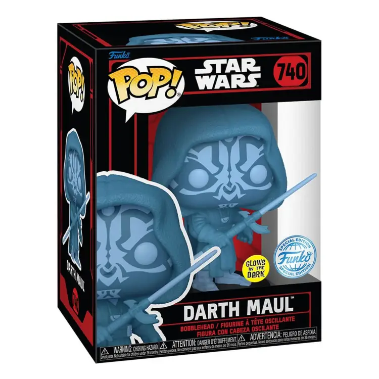 Funko POP! Star Wars - Dark Side - Darth Maul (holo) GITD #740