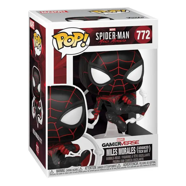 Funko POP! Marvel Gameverse - Miles Morales (Advanced Tech Suit) #772