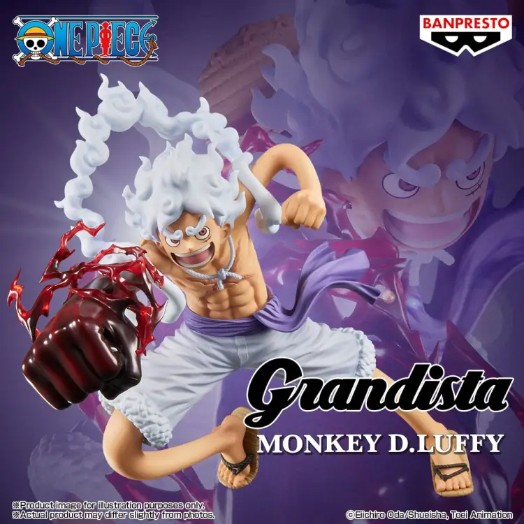 ONE PIECE - Monkey D. Luffy Gear 5 - Figurka Grandista 23 cm