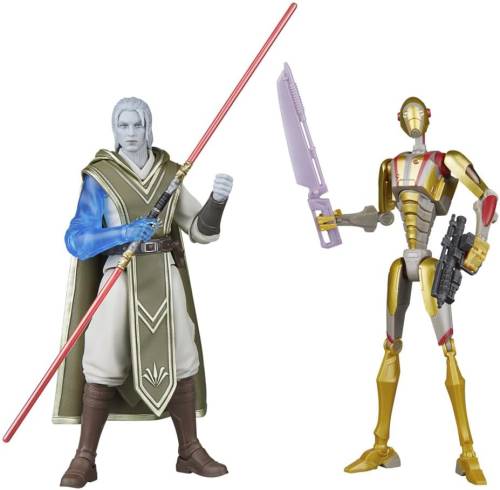 STAR WARS JEDI SURVIVOR - Dagan Gera i droid BX - czarna seria 15 cm