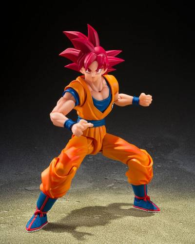 DRAGON BALL SUPER - SSG Son Goku "God Aura" - Fig. S.H. Figuarts 15 cm