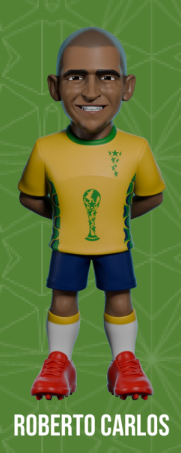 BRAZYLIA - Roberto Carlos - Figurka Minix World Legends Cup 12 cm