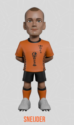 HOLANDIA - Sneijder - Figurka Minix World Legends Cup 12 cm