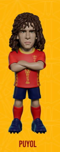 HISZPANIA - Puyol - Figurka Minix World Legends Cup 12cm