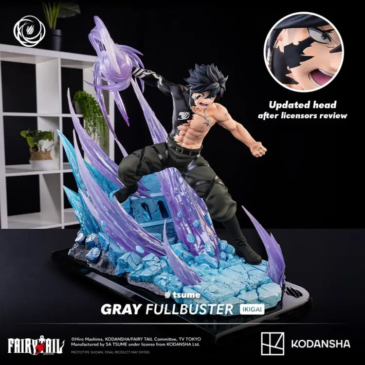 FAIRY TAIL - Grey Fullbuster - Statua Ikigai 1/6 Tsume 37cm