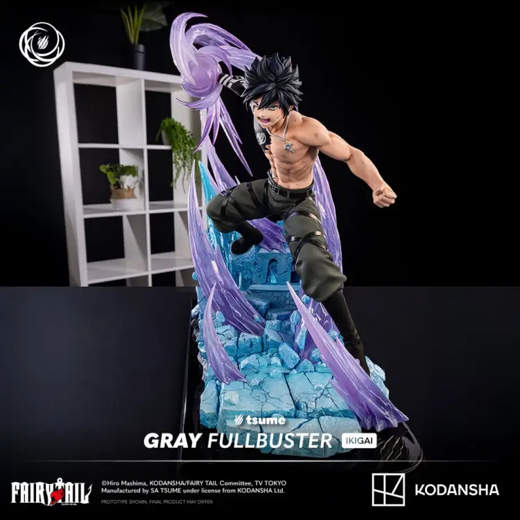 FAIRY TAIL - Grey Fullbuster - Statua Ikigai 1/6 Tsume 37cm