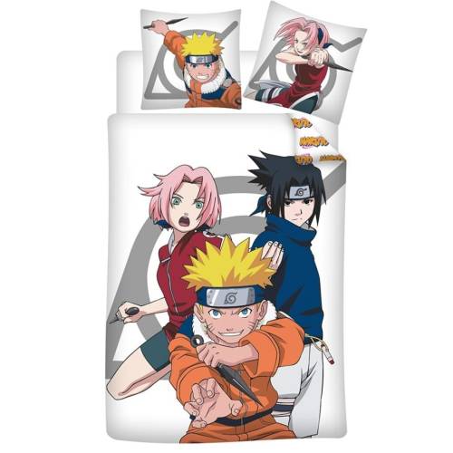 NARUTO - Poszwa na kołdrę 140x200cm - Trio '100% PolyCotton