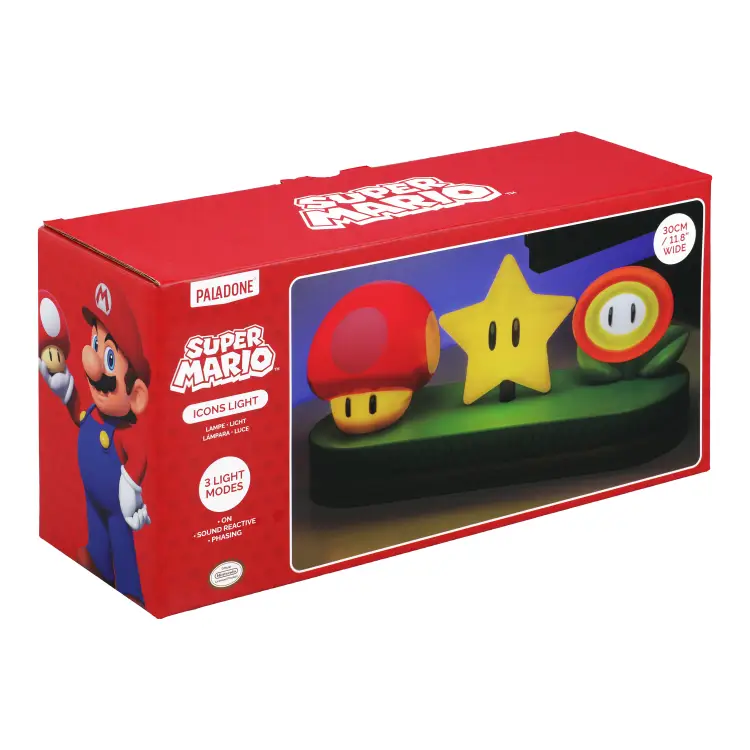 SUPER MARIO - Ikony - Światło 30 cm