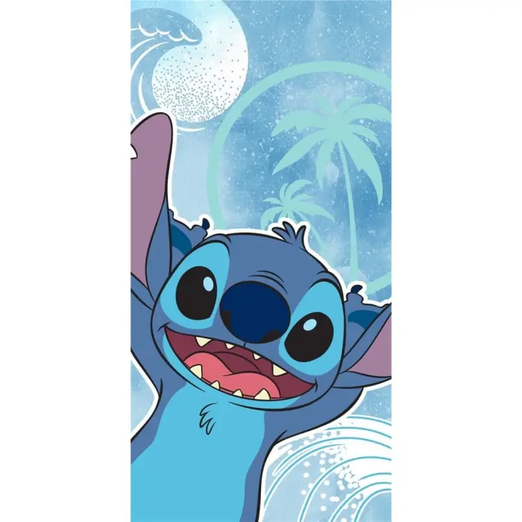 LILO & STITCH - Stitch - Ręcznik plażowy 100% bawełna - 70x140cm
