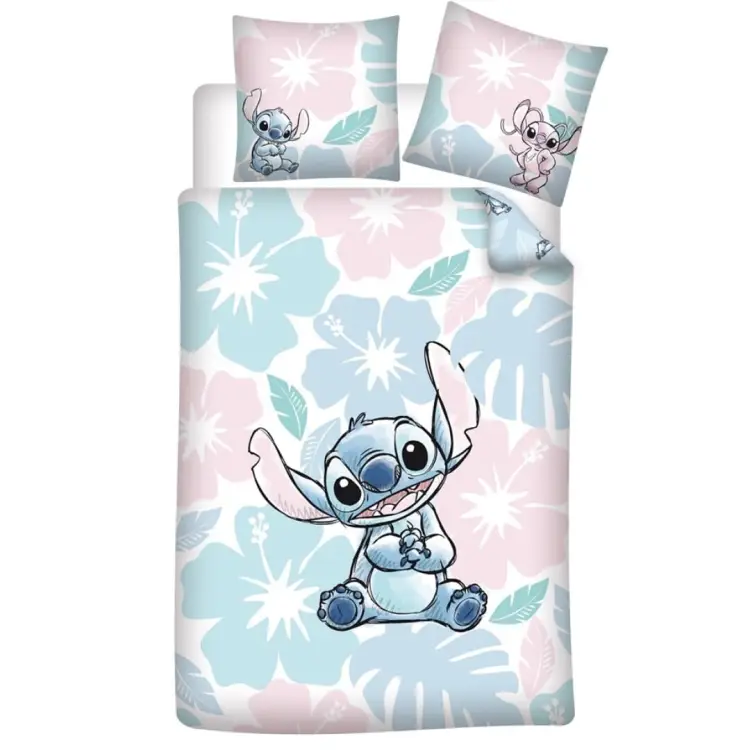 LILO & STITCH - Poszwa na kołdrę 140x200cm + 65x65cm - Stitch