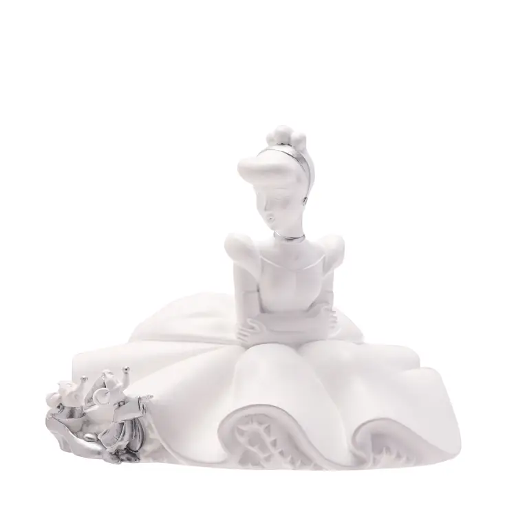 DISNEY - 'White&Silver' - Kopciuszek - Skarbonka - 14cm